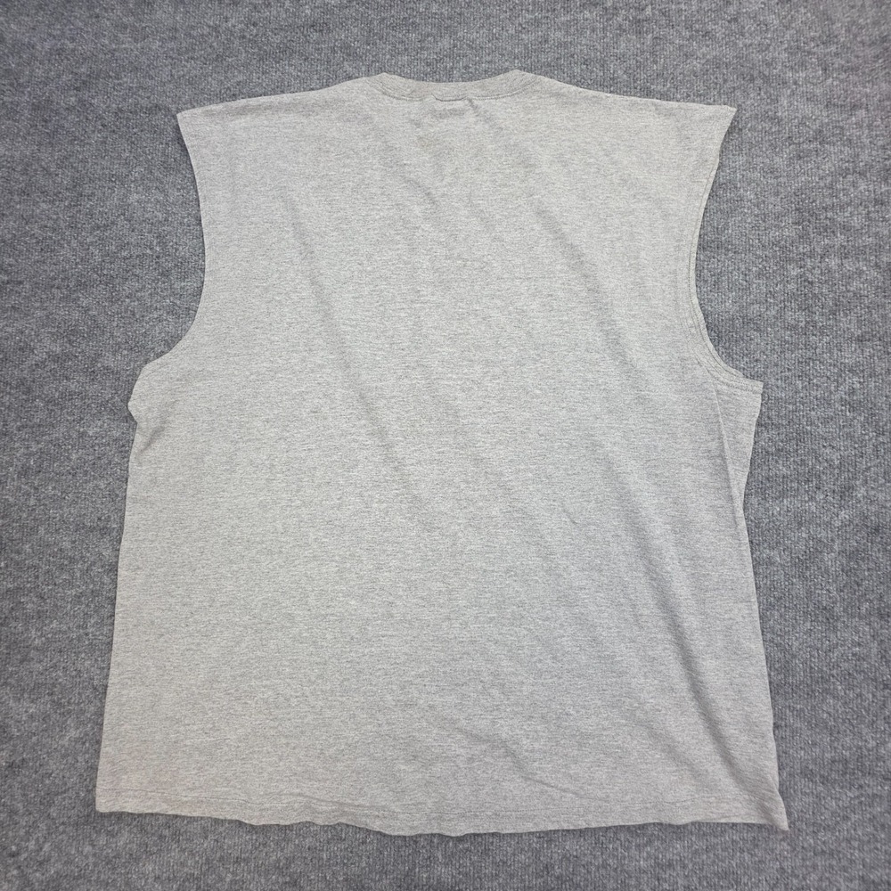 Vintage Nike Team Sports Tank Top Men's XL / XXL Gray Graphic Basketball Y2K - Picture 2 of 9